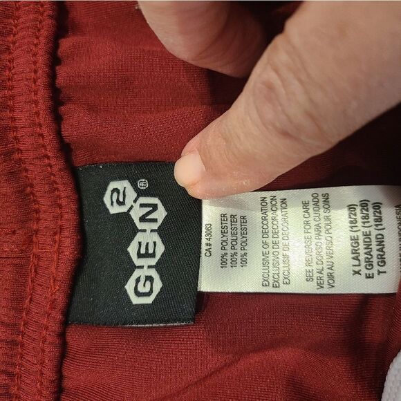 Gen 2 FSU Kids Maroon and Gold Athletic Shorts - Picture 5 of 6